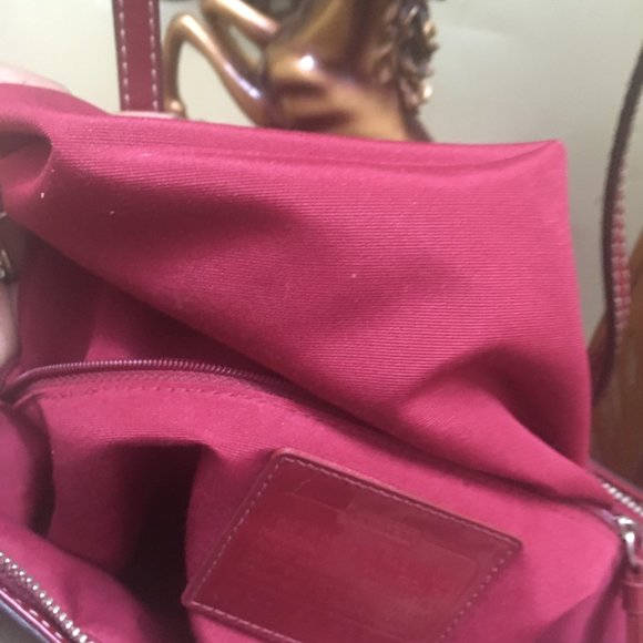 Authentic Coach Signature Striped Tote Bag - Picture 11 of 16